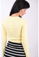 Women Blouse Jjxx Jxfreya Str Ls Rib French Vanilla